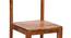 Centaur Solid Wood Dining Chair (Brown, Natural Finish Finish) by Urban Ladder - Rear View Design 1 - 673038