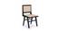 Finesse Solid Wood Dining Chair (Black, Cream With Black Finish Finish) by Urban Ladder - Cross View Design 1 - 673079