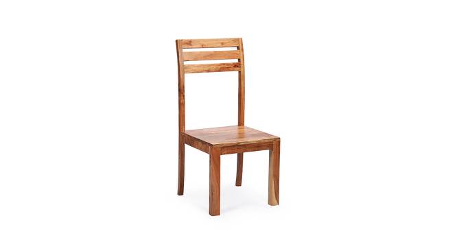 Centaur Solid Wood Dining Chair (Brown, Natural Finish Finish) by Urban Ladder - Cross View Design 1 - 673085