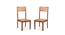 Centaur Solid Wood Dining Chair (Brown, Natural Finish Finish) by Urban Ladder - Cross View Design 1 - 673086