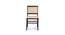 Finesse Solid Wood Dining Chair (Black, Cream With Black Finish Finish) by Urban Ladder - Front View Design 1 - 673094