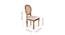 Grandeur Solid Wood Dining Chair (Brown, Antique White And Brown With Natural Wood Finish Finish) by Urban Ladder - Design 1 Dimension - 673127