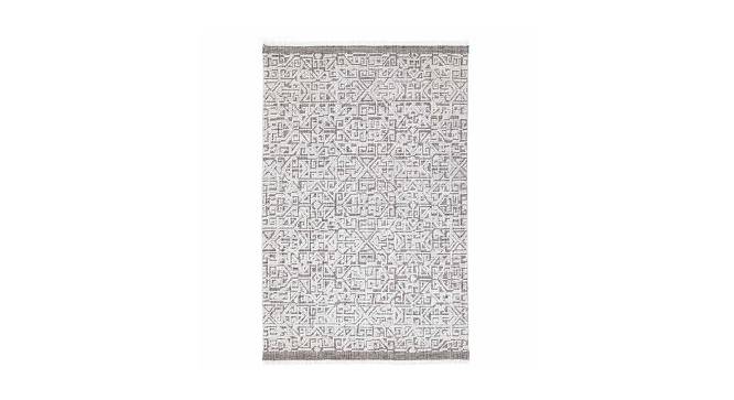Cinema Hand Knotted Woollen Rug (Grey, 6 x 4 Feet Carpet Size) by Urban Ladder - Front View Design 1 - 673230