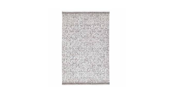 Cinema Hand Knotted Woollen Rug (Grey, 9 x 6 Feet Carpet Size) by Urban Ladder - Front View Design 1 - 673310
