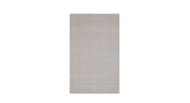 Sculpted Hand Tufted Woollen Rug (Ivory, 6 x 4 Feet Carpet Size) by Urban Ladder - Front View Design 1 - 673318