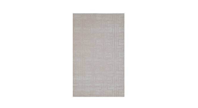 Sculpted Hand Tufted Woollen Rug (Ivory, 8 x 5 Feet Carpet Size) by Urban Ladder - Front View Design 1 - 673319