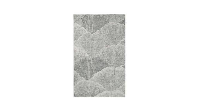 Gingko Hand Tufted Woollen Rug (Grey, 6 x 4 Feet Carpet Size) by Urban Ladder - Front View Design 1 - 673322