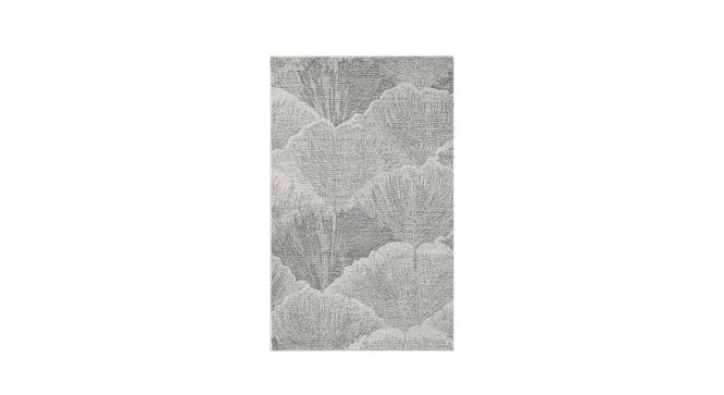 Gingko Hand Tufted Woollen Rug (Grey, 8 x 5 Feet Carpet Size) by Urban Ladder - Front View Design 1 - 673323
