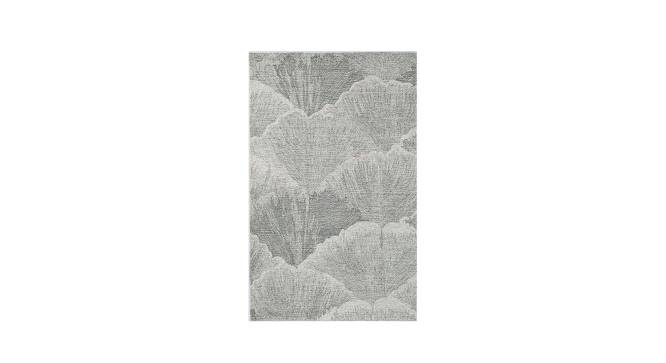 Gingko Hand Tufted Woollen Rug (Grey, 9 x 6 Feet Carpet Size) by Urban Ladder - Front View Design 1 - 673324