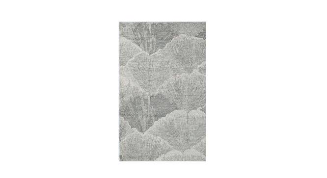 Gingko Hand Tufted Woollen Rug (Grey, 10 x 8 Feet Carpet Size) by Urban Ladder - Front View Design 1 - 673325