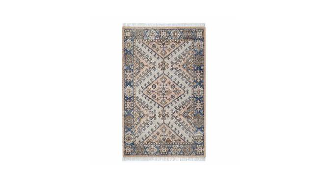 Chalet Hand Knotted Rust Cotton Rug (Rust, 10 x 8 Feet Carpet Size) by Urban Ladder - Front View Design 1 - 673383