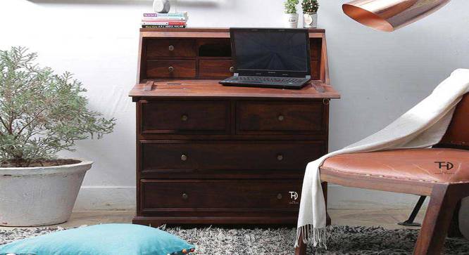 Nona Dune Desk (Melamine Finish) by Urban Ladder - Cross View Design 1 - 673914