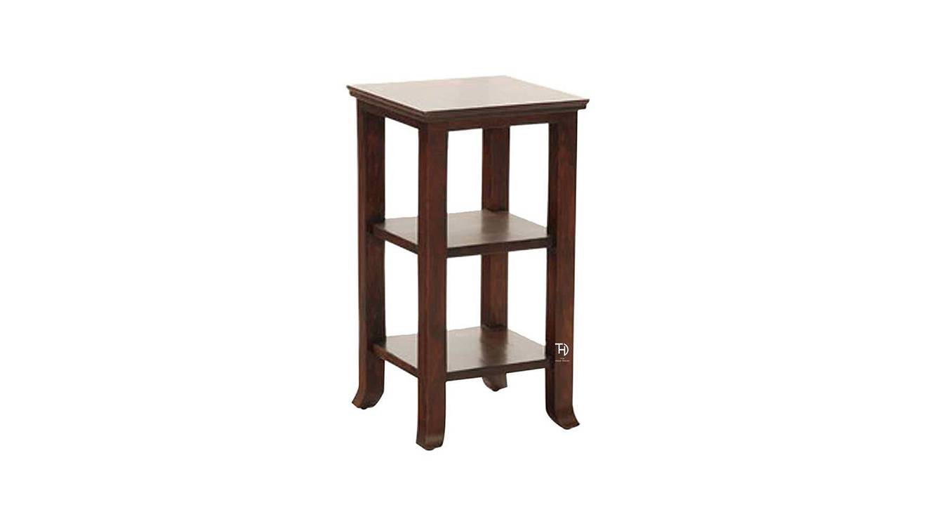 Caledonia Solid Wood Side Table in Melamine Finish Urban Ladder