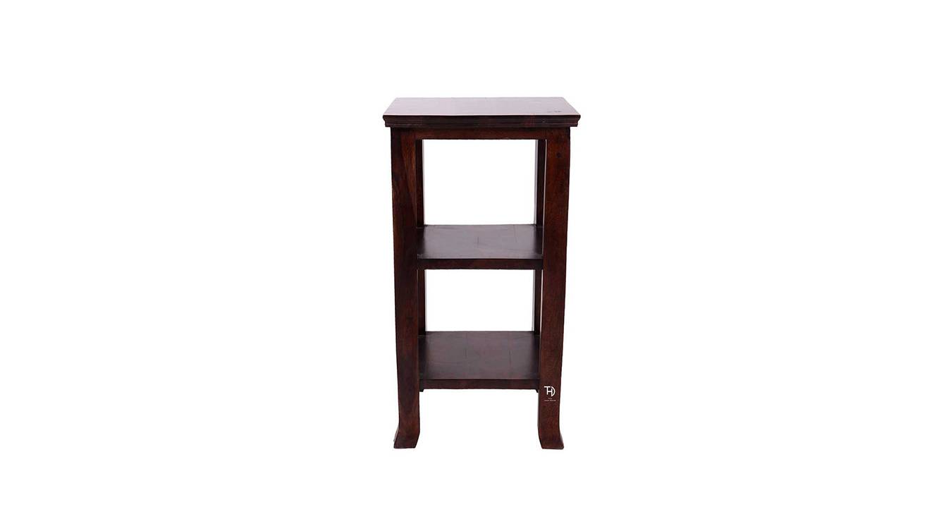 Caledonia Solid Wood Side Table in Melamine Finish Urban Ladder