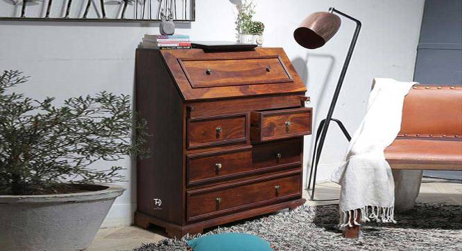 Nona Dune Desk (Melamine Finish) by Urban Ladder - Front View Design 1 - 673971
