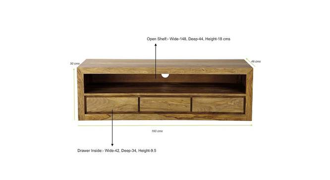 Harry Tv Cabinet (Melamine Finish) by Urban Ladder - Design 1 Dimension - 673998