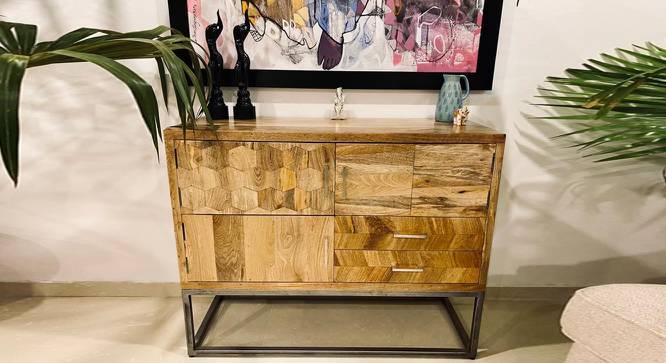Ran Sideboard With Hearing Bone Design (Melamine Finish) by Urban Ladder - Cross View Design 1 - 674001
