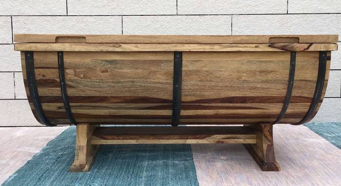 Barrel Coffee Table (Melamine Finish) by Urban Ladder - Cross View Design 1 - 674024