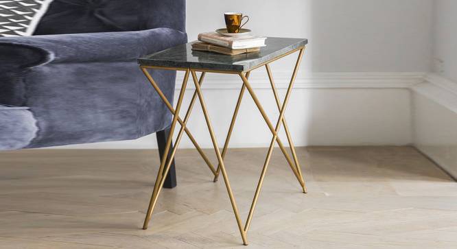 Marbi Side Table (Melamine Finish) by Urban Ladder - Front View Design 1 - 674057