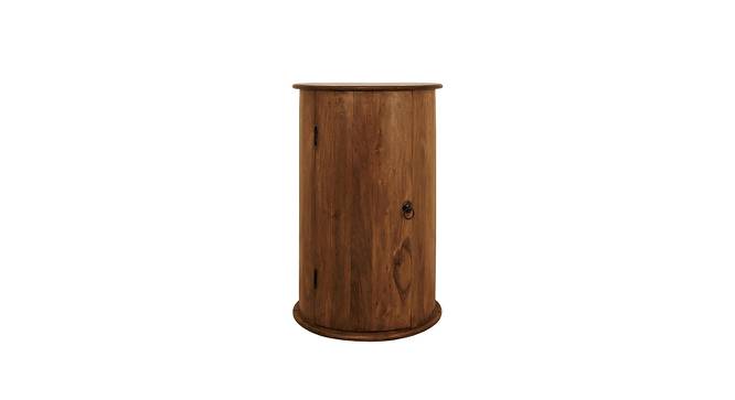 Acropolis Round End Table (Melamine Finish) by Urban Ladder - Front View Design 1 - 674071
