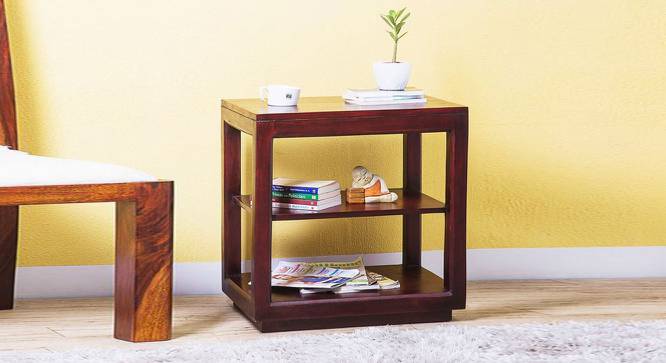 Austin Side Table (Melamine Finish) by Urban Ladder - Front View Design 1 - 674074