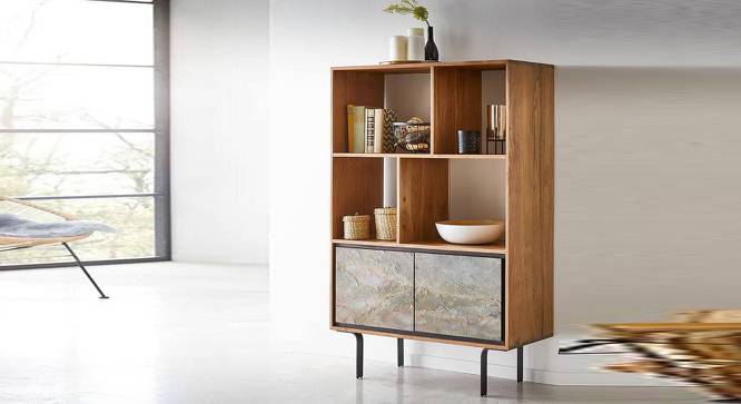 Jarrah Display (Melamine Finish) by Urban Ladder - Front View Design 1 - 674097