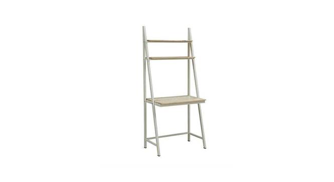 Ladder Study Table White (Melamine Finish) by Urban Ladder - Front View Design 1 - 674100