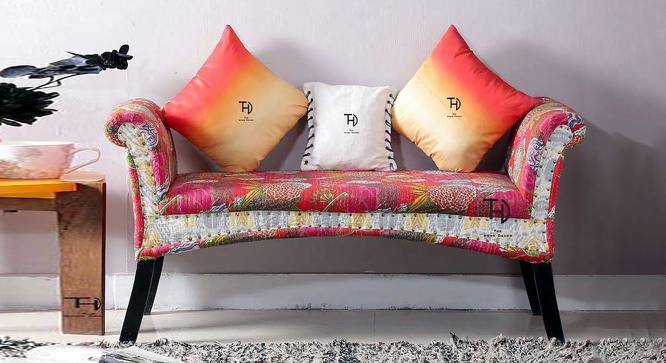 Amira Blossom Bench (Brown) by Urban Ladder - Cross View Design 1 - 674110