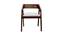 Loria Chair - 29W (Brown) by Urban Ladder - Cross View Design 1 - 674126