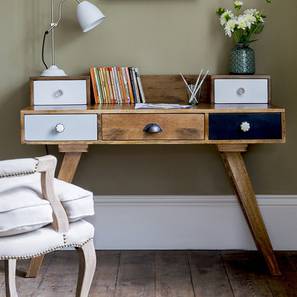 the home dekor Multi Solid Wood Study Table in Melamine Finish-picture-3