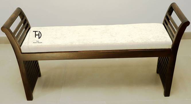 Aira Bench Walnut (Brown) by Urban Ladder - Front View Design 1 - 674159