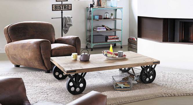 Samveiga Veelo Coffee Table (Melamine Finish) by Urban Ladder - Front View Design 1 - 674164
