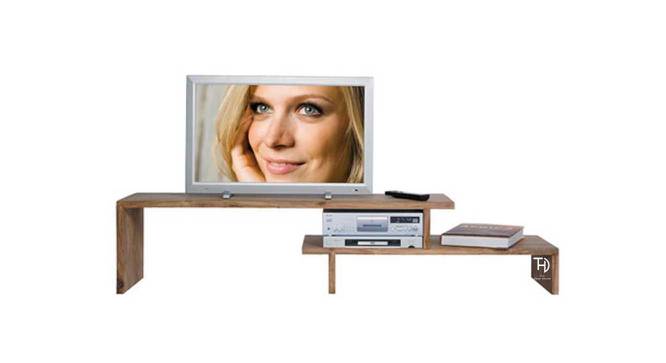 Nyana Open Selfs TV Cabinet Lite (Melamine Finish) by Urban Ladder - Front View Design 1 - 674196