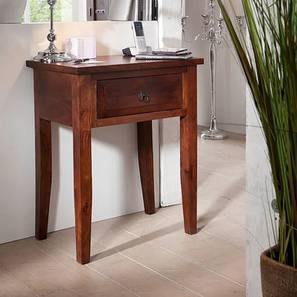 the home dekor Raj Solid Wood Side Table in Melamine Finish-picture-6