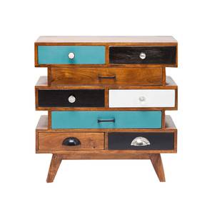 8 Drawers Design Ran Solid Wood Chest of 8 Drawers in Melamine Finish