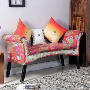 the home dekor Amira Solid Wood Bench in Melamine Brown Finish-picture-34