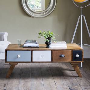 the home dekor Quatro Rectangular Solid Wood Coffee Table in Melamine Finish-picture-45