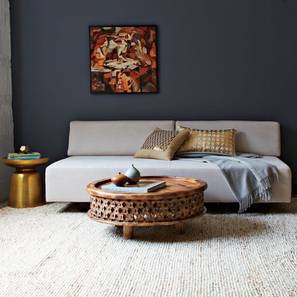 the home dekor Isha Round Solid Wood Coffee Table in Melamine Finish-picture-26
