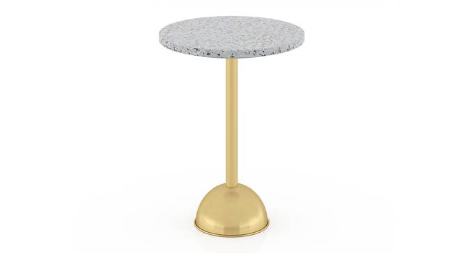 Leon Marble End Table in Brass Finish (Brass Finish) by Urban Ladder - Close View - 