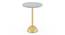 Leon Marble End Table in Brass Finish (Brass Finish) by Urban Ladder - Close View - 
