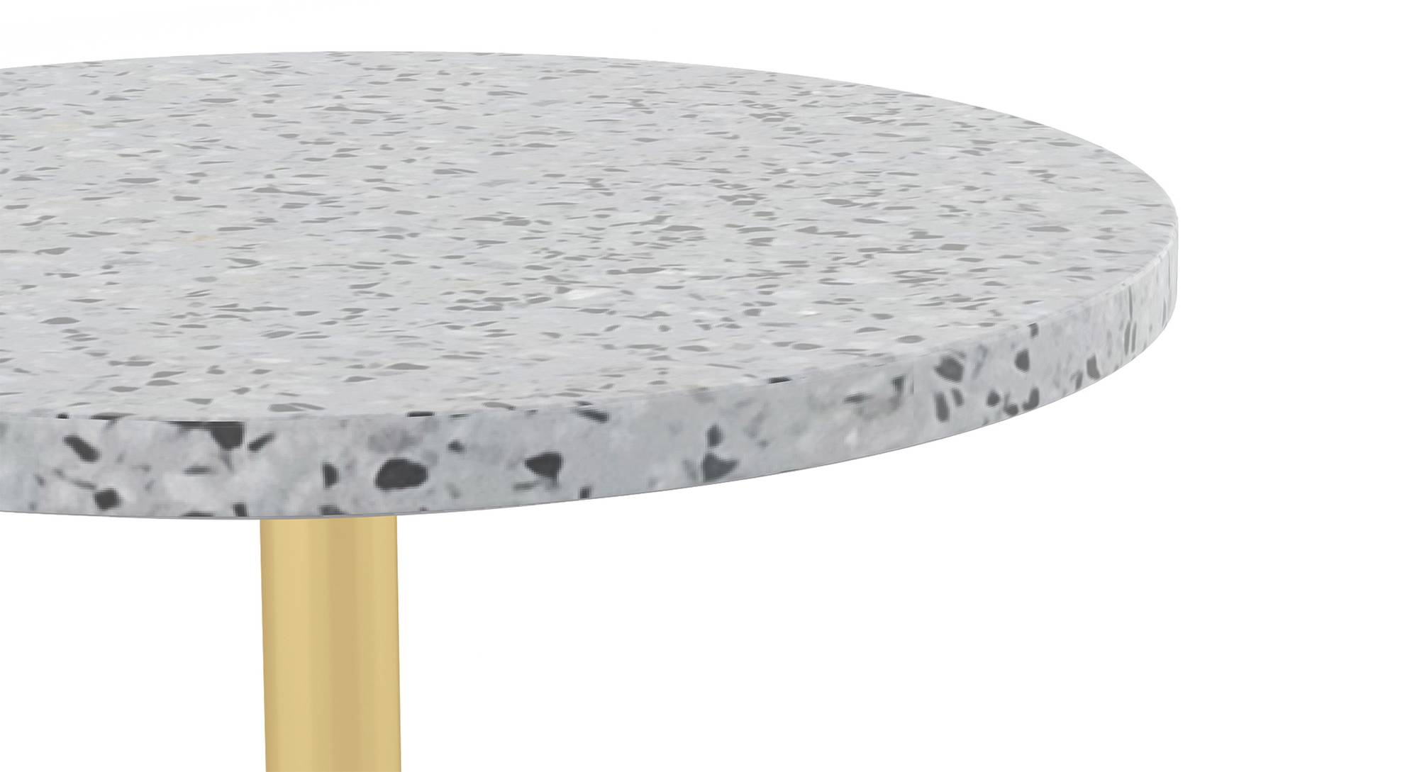 Leon Metal Side Table in Brass Finish Urban Ladder