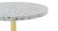 Leon Marble End Table in Brass Finish (Brass Finish) by Urban Ladder - Top Image - 