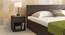 Zoey Bedside Table (With Drawer Configuration, Dark Wenge Finish) by Urban Ladder - Full View - 674328