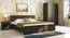 Zoey Non- Storage Bed (King Bed Size, Dark Wenge Finish) by Urban Ladder - Full View - 674330