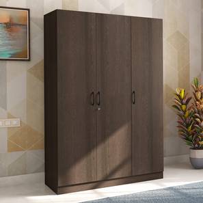Zoey three door wardrobe without mirror dark wenge finish new  lp