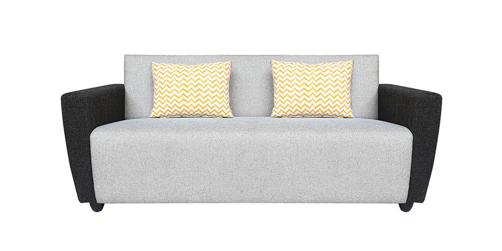 Azure Fabric Sofa (Black & Grey) by Urban Ladder - - 