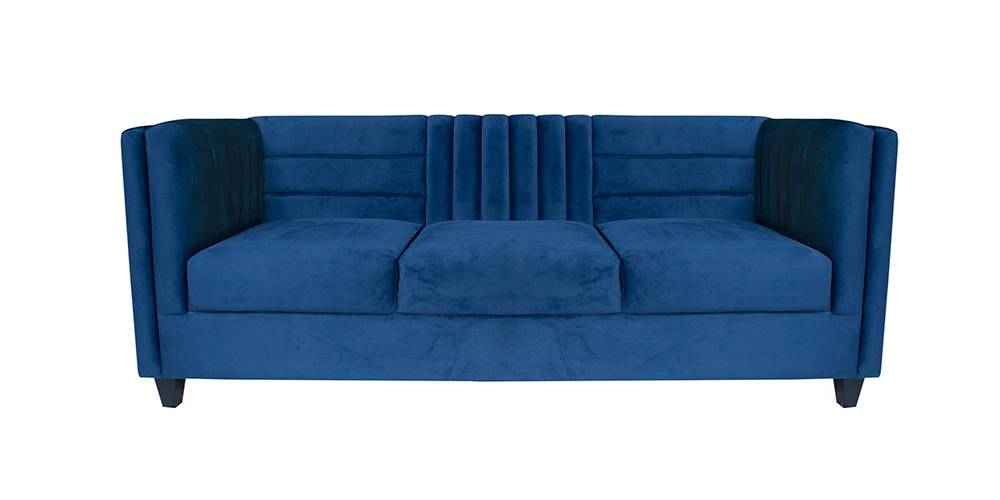 Darwin Fabric Sofa (Blue) by Urban Ladder - - 
