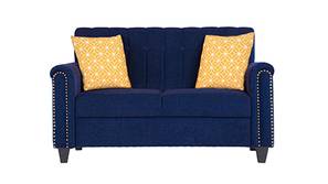 Elora Fabric Sofa (Blue)