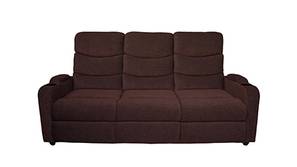 Carrera Fabric Sofa (Brown)