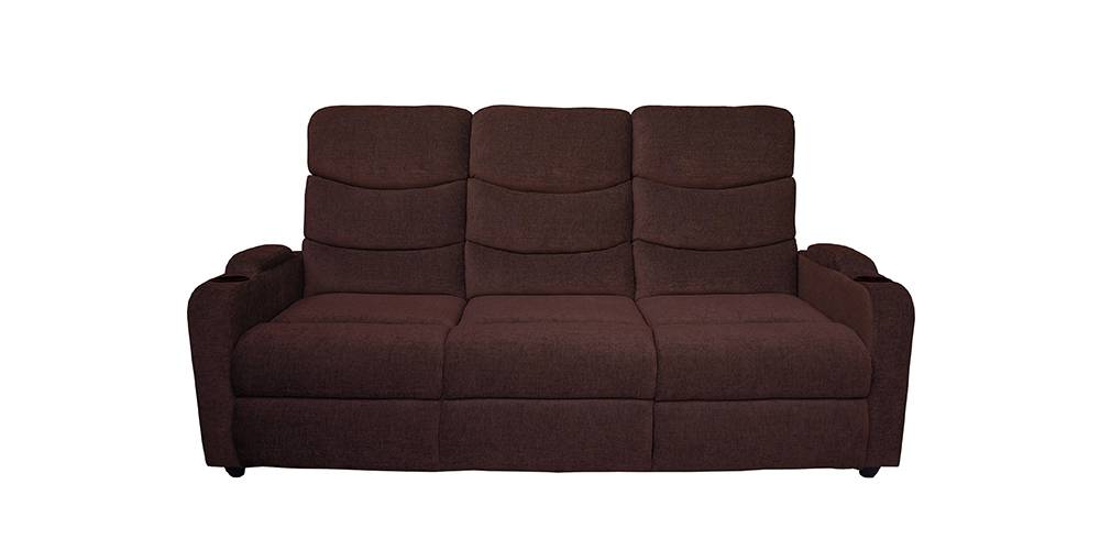 Carrera Fabric Sofa (Brown) by Urban Ladder - - 